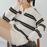 【セットアップ】ボーダーポロニット&ニットショートパンツ | RMAF　NICE CLAUP / OLIVE des OLIVE | 詳細画像16 