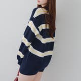 【セットアップ】ボーダーポロニット&ニットショートパンツ | RMAF　NICE CLAUP / OLIVE des OLIVE | 詳細画像27 