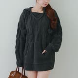 モールケーブルパーカーミニワンピース | RMAF NICE CLAUP / OLIVE des OLIVE | 詳細画像28