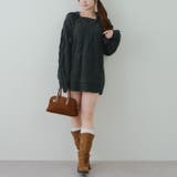 モールケーブルパーカーミニワンピース | RMAF NICE CLAUP / OLIVE des OLIVE | 詳細画像30