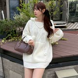 モールケーブルパーカーミニワンピース | RMAF NICE CLAUP / OLIVE des OLIVE | 詳細画像2