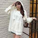 モールケーブルパーカーミニワンピース | RMAF NICE CLAUP / OLIVE des OLIVE | 詳細画像3