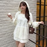 モールケーブルパーカーミニワンピース | RMAF NICE CLAUP / OLIVE des OLIVE | 詳細画像4