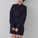 チェック切替ニットミニワンピース | NICE CLAUP / OLIVE des OLIVE　OUTLET | 詳細画像26 