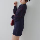 チェック切替ニットミニワンピース | NICE CLAUP / OLIVE des OLIVE　OUTLET | 詳細画像28 
