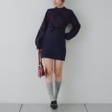 チェック切替ニットミニワンピース | NICE CLAUP / OLIVE des OLIVE　OUTLET | 詳細画像30 