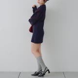 チェック切替ニットミニワンピース | NICE CLAUP / OLIVE des OLIVE　OUTLET | 詳細画像32 