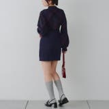 チェック切替ニットミニワンピース | NICE CLAUP / OLIVE des OLIVE　OUTLET | 詳細画像33 