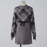 チェック切替ニットミニワンピース | NICE CLAUP / OLIVE des OLIVE　OUTLET | 詳細画像35 