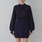 チェック切替ニットミニワンピース | NICE CLAUP / OLIVE des OLIVE　OUTLET | 詳細画像37 
