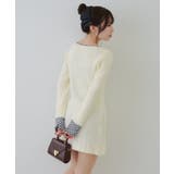 ケーブルニットミニワンピース | RMAF NICE CLAUP / OLIVE des OLIVE | 詳細画像37