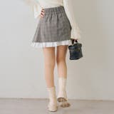 【セットアップ対応】ハイウエスト裾チラリミニスカート | RMAF　NICE CLAUP / OLIVE des OLIVE | 詳細画像20 