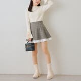 【セットアップ対応】ハイウエスト裾チラリミニスカート | RMAF　NICE CLAUP / OLIVE des OLIVE | 詳細画像21 