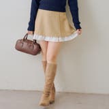 【セットアップ対応】ハイウエスト裾チラリミニスカート | RMAF　NICE CLAUP / OLIVE des OLIVE | 詳細画像30 