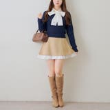 【セットアップ対応】ハイウエスト裾チラリミニスカート | RMAF　NICE CLAUP / OLIVE des OLIVE | 詳細画像31 