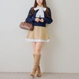 【セットアップ対応】ハイウエスト裾チラリミニスカート | RMAF　NICE CLAUP / OLIVE des OLIVE | 詳細画像32 