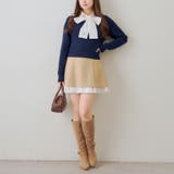 【セットアップ対応】ハイウエスト裾チラリミニスカート | RMAF　NICE CLAUP / OLIVE des OLIVE | 詳細画像33 