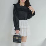 2段バルーンミニスカート | RMAF　NICE CLAUP / OLIVE des OLIVE | 詳細画像7 