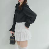 2段バルーンミニスカート | RMAF　NICE CLAUP / OLIVE des OLIVE | 詳細画像8 