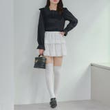 2段バルーンミニスカート | RMAF　NICE CLAUP / OLIVE des OLIVE | 詳細画像9 