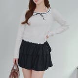 2段バルーンミニスカート | RMAF　NICE CLAUP / OLIVE des OLIVE | 詳細画像25 