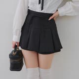 リボン付プリーツスカパン | RMAF　NICE CLAUP / OLIVE des OLIVE | 詳細画像3 