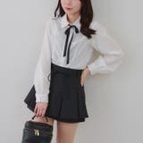 リボン付プリーツスカパン | RMAF　NICE CLAUP / OLIVE des OLIVE | 詳細画像6 