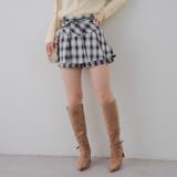 チェック | リボン付プリーツスカパン | RMAF　NICE CLAUP / OLIVE des OLIVE