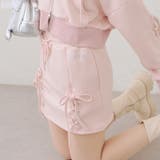 【セットアップ対応】ダンボールレースアップミニスカート | RMAF　NICE CLAUP / OLIVE des OLIVE | 詳細画像1 