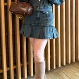 【セットアップ対応】デニムプリーツミニスカート | RMAF　NICE CLAUP / OLIVE des OLIVE | 詳細画像7 