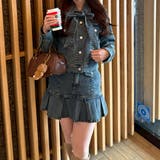 【セットアップ対応】デニムプリーツミニスカート | RMAF　NICE CLAUP / OLIVE des OLIVE | 詳細画像12 