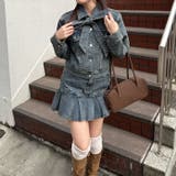 【セットアップ対応】デニムプリーツミニスカート | RMAF　NICE CLAUP / OLIVE des OLIVE | 詳細画像15 