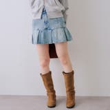 【セットアップ対応】デニムプリーツミニスカート | RMAF　NICE CLAUP / OLIVE des OLIVE | 詳細画像32 