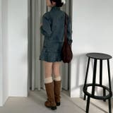 【セットアップ対応】デニムプリーツミニスカート | RMAF　NICE CLAUP / OLIVE des OLIVE | 詳細画像6 