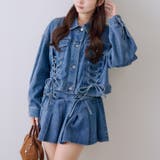 【セットアップ対応】レースアップミニプリーツスカート | RMAF　NICE CLAUP / OLIVE des OLIVE | 詳細画像9 