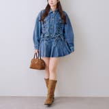 【セットアップ対応】レースアップミニプリーツスカート | RMAF　NICE CLAUP / OLIVE des OLIVE | 詳細画像11 