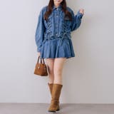 【セットアップ対応】レースアップミニプリーツスカート | RMAF　NICE CLAUP / OLIVE des OLIVE | 詳細画像14 