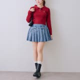 【セットアップ対応】レースアップミニプリーツスカート | RMAF　NICE CLAUP / OLIVE des OLIVE | 詳細画像22 