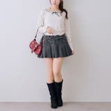 【セットアップ対応】レースアップミニプリーツスカート | RMAF　NICE CLAUP / OLIVE des OLIVE | 詳細画像32 