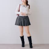 【セットアップ対応】レースアップミニプリーツスカート | RMAF　NICE CLAUP / OLIVE des OLIVE | 詳細画像33 