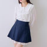 【セットアップ対応】裾レースミニスカート | RMAF　NICE CLAUP / OLIVE des OLIVE | 詳細画像15 