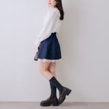 【セットアップ対応】裾レースミニスカート | RMAF　NICE CLAUP / OLIVE des OLIVE | 詳細画像21 