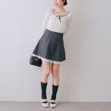 【セットアップ対応】裾レースミニスカート | RMAF　NICE CLAUP / OLIVE des OLIVE | 詳細画像27 