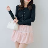 【セットアップ対応】レースバルーンミニスカート | RMAF　NICE CLAUP / OLIVE des OLIVE | 詳細画像15 