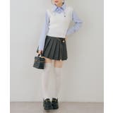 チャーム付プリーツミニスカート | NICE CLAUP / OLIVE des OLIVE　OUTLET | 詳細画像30 