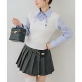 チャーム付プリーツミニスカート | NICE CLAUP / OLIVE des OLIVE　OUTLET | 詳細画像32 