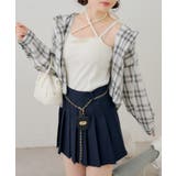 チャーム付プリーツミニスカート | NICE CLAUP / OLIVE des OLIVE　OUTLET | 詳細画像48 