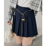 チャーム付プリーツミニスカート | NICE CLAUP / OLIVE des OLIVE　OUTLET | 詳細画像51 