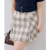 アイボリー | チェックプリーツミニスカート | NICE CLAUP / OLIVE des OLIVE OUTLET