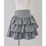 【セットアップ対応】サイドリボンティアードミニスカート | RMAF　NICE CLAUP / OLIVE des OLIVE | 詳細画像15 